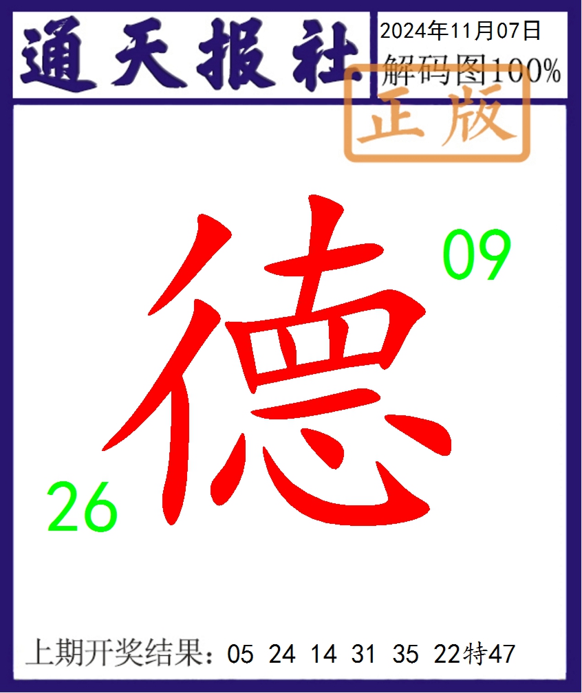 2024312期通天报解码图