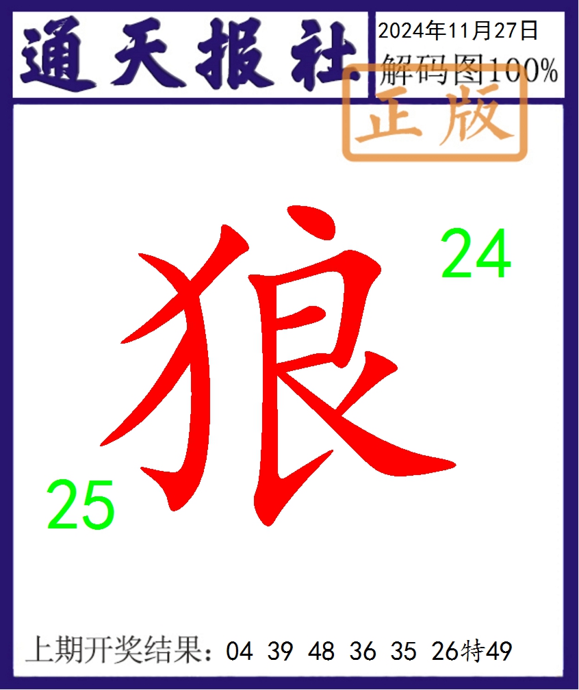 2024332期通天报解码图