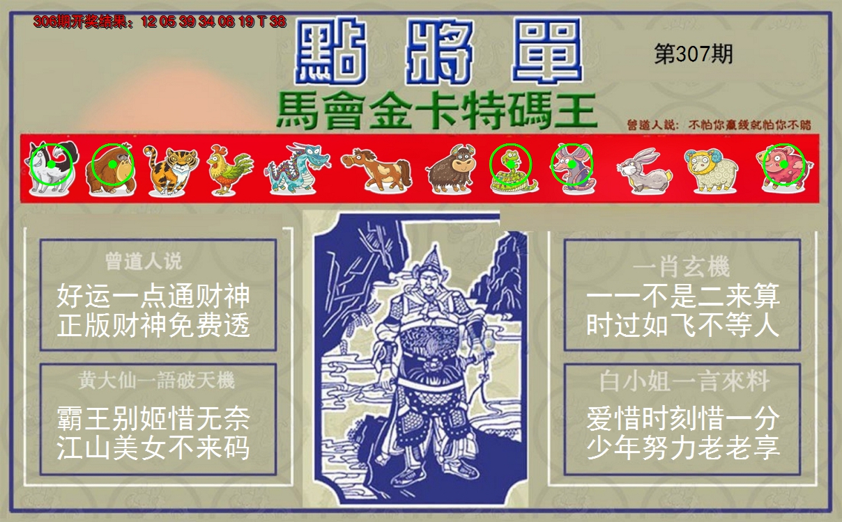 2024307期点将单