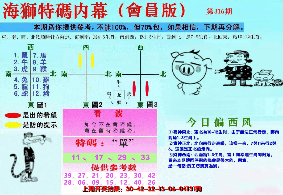 2024316期另版海狮特码内幕报