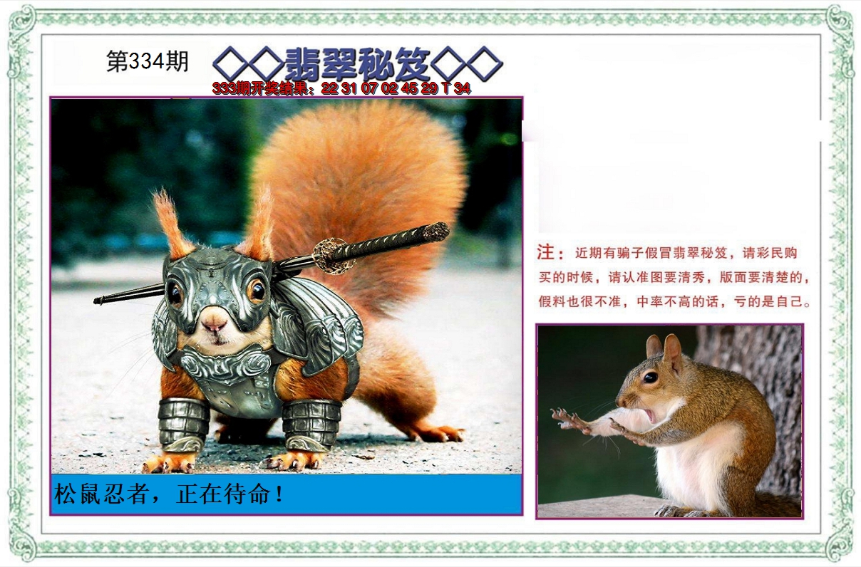 2024334期翡翠秘笈