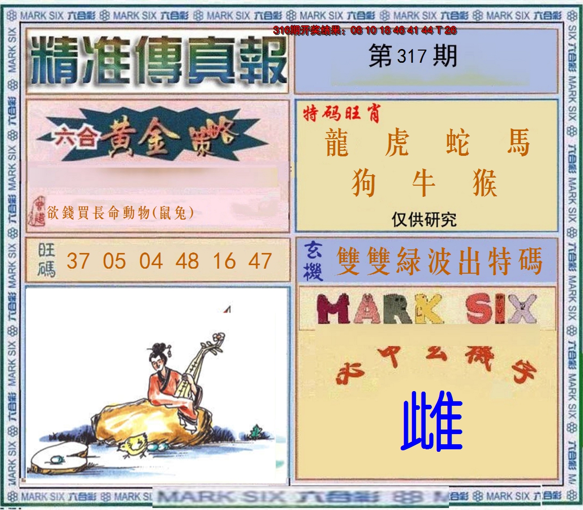 2024317期精准<傳真報>