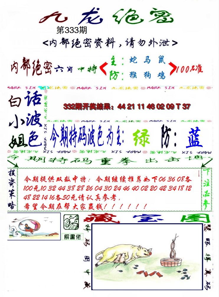 2024333期九龙密报