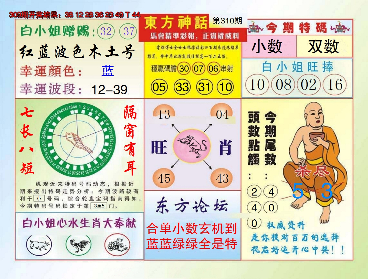 2024310期东方神话