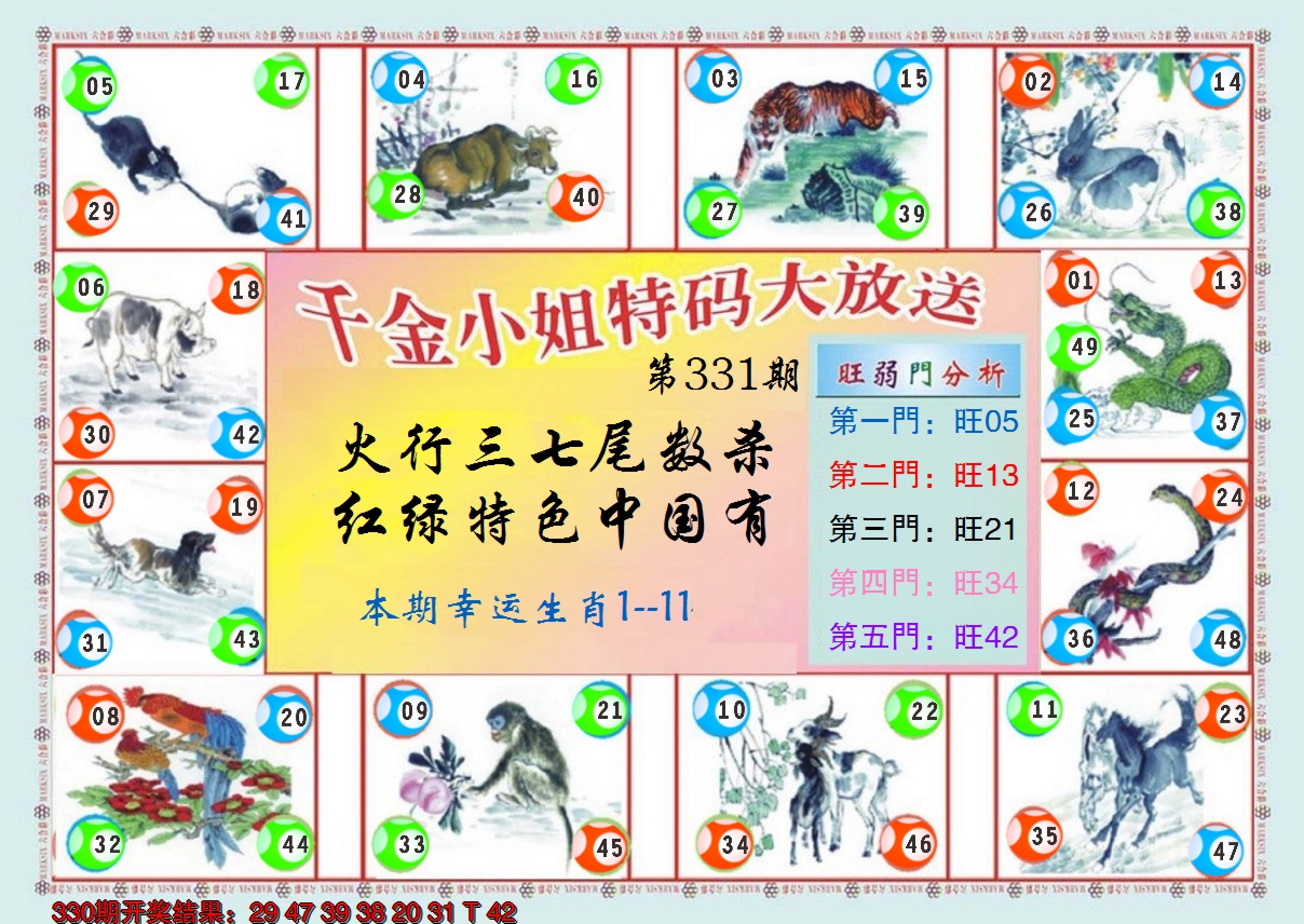 2024331期(新版)千金小姐B