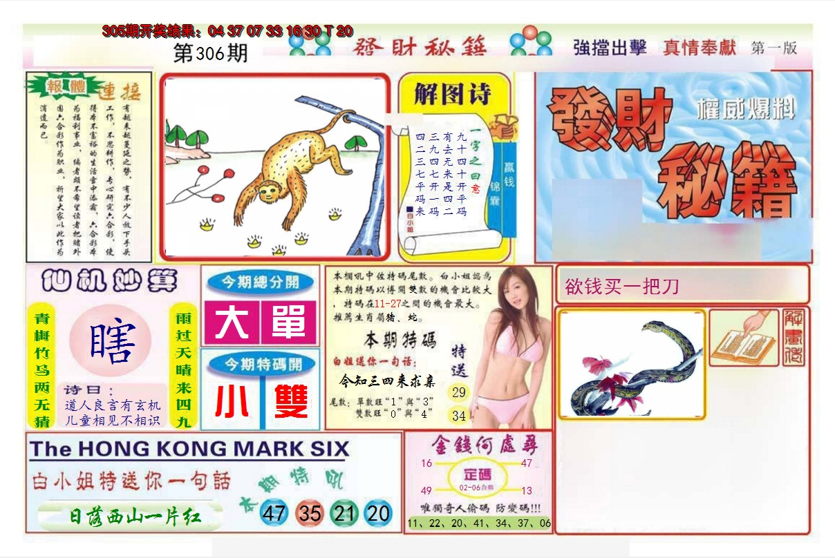 2024306期发财秘籍A