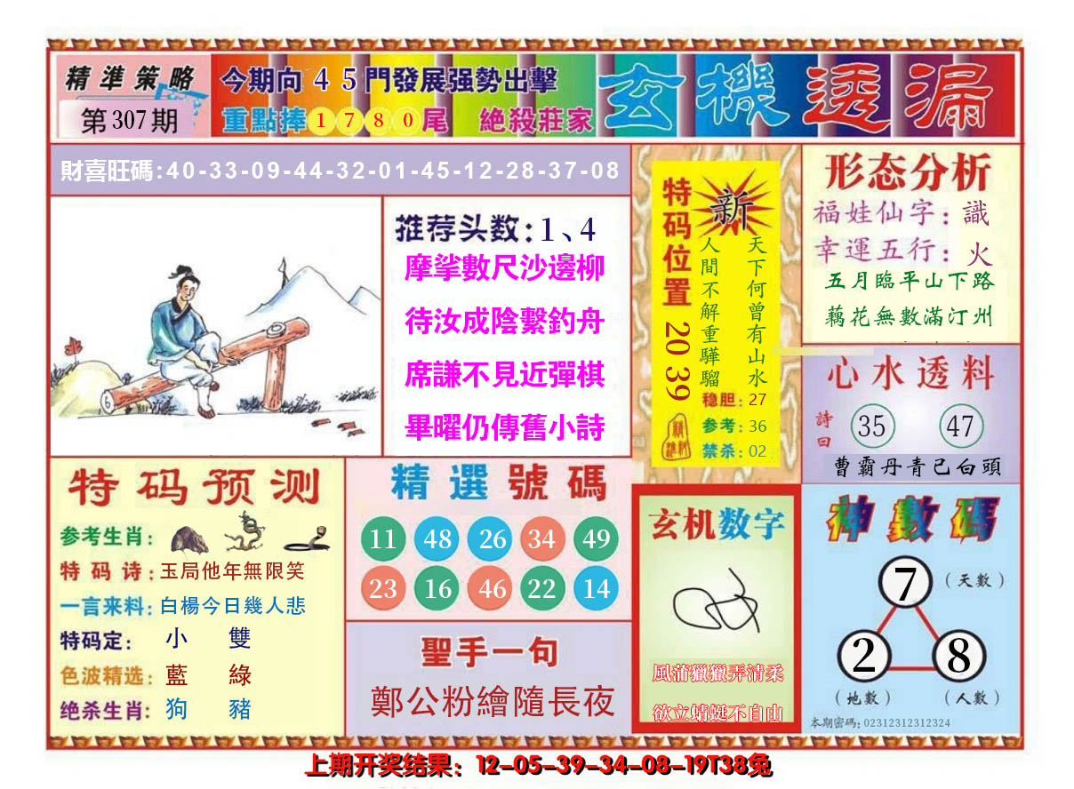 2024307期玄机透漏