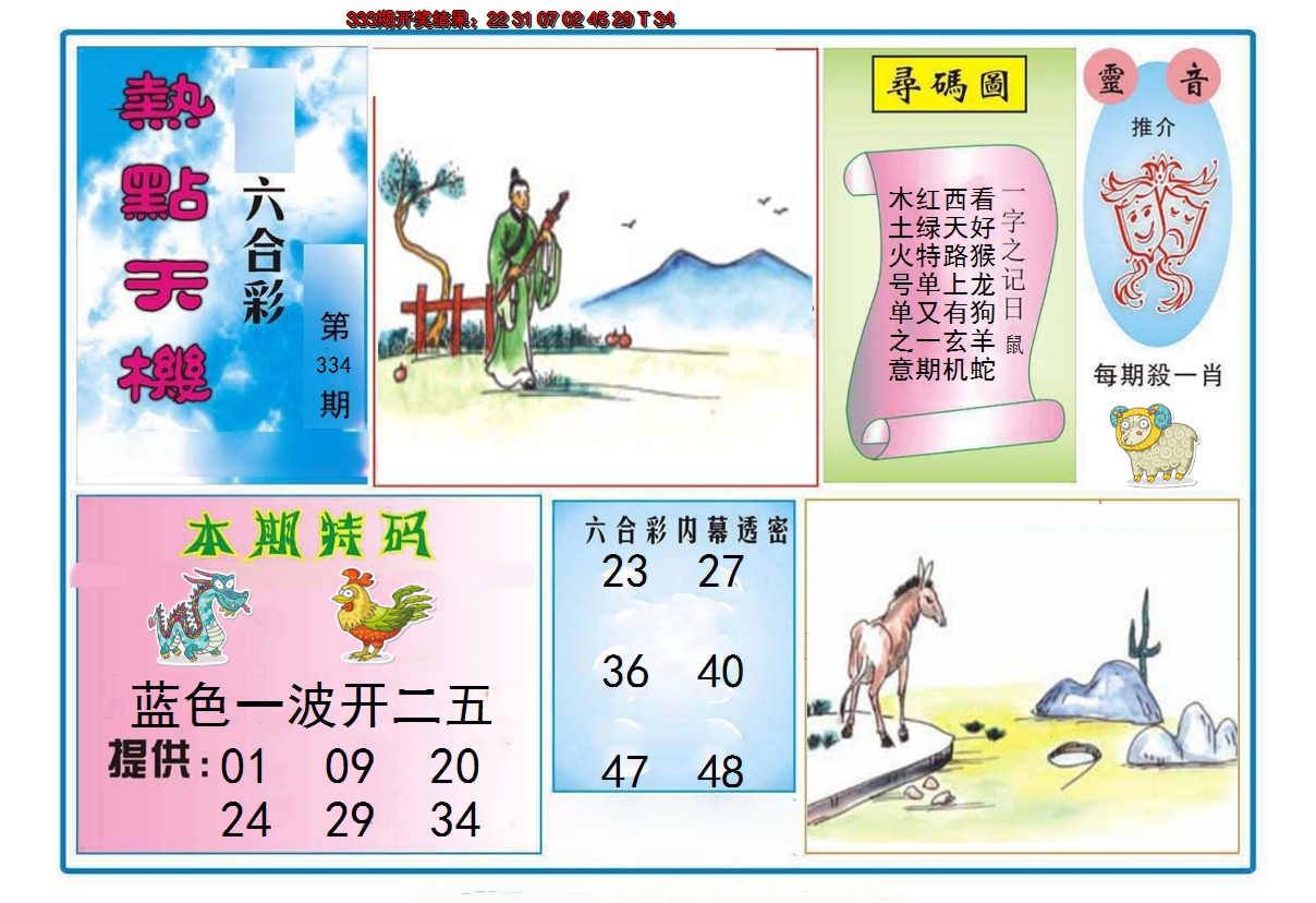 2024334期热点天机