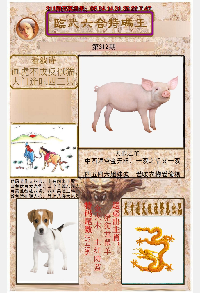 2024312期临武六合特码王