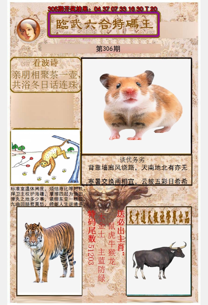 2024306期临武六合特码王