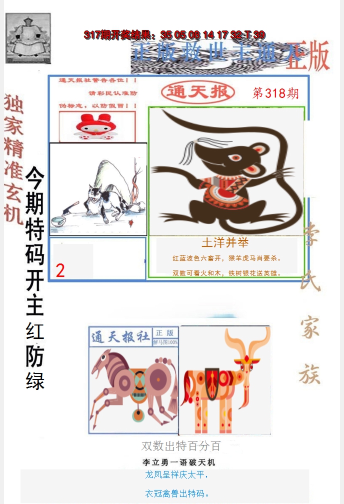 2024318期李力勇通天报