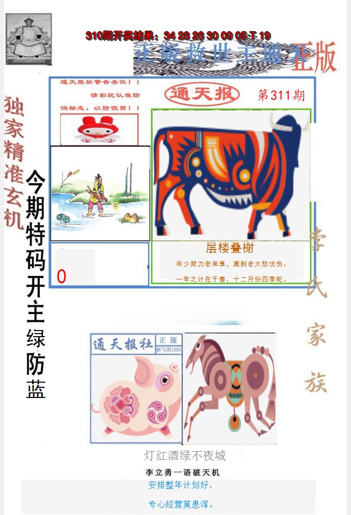 2024311期李力勇通天报