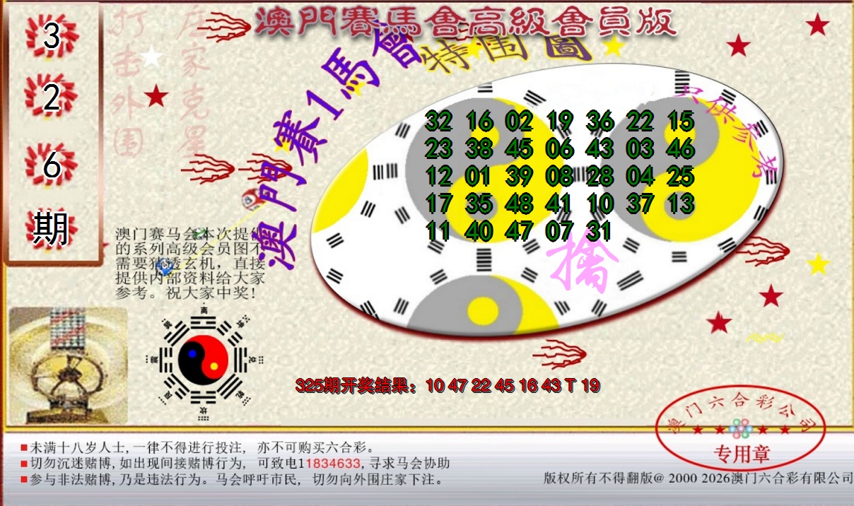 2024326期赛马会高级特围图