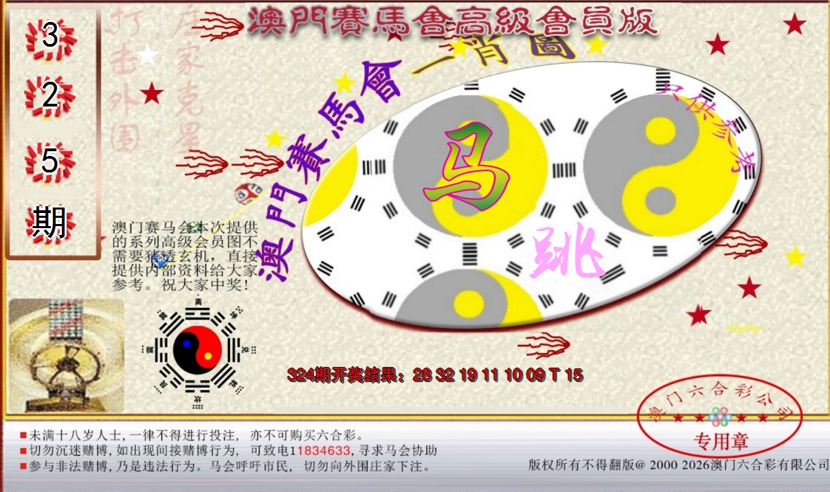 2024325期赛马会高级一肖图