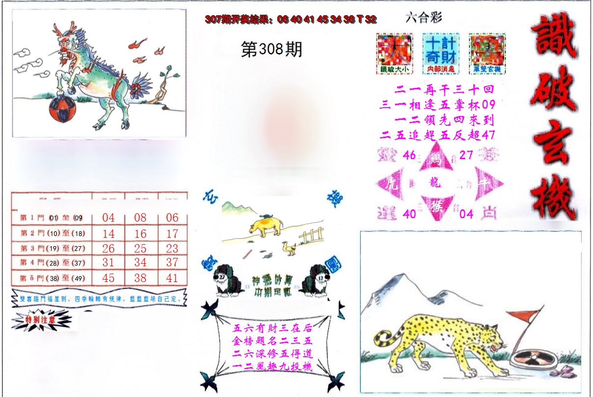 2024308期识破玄机