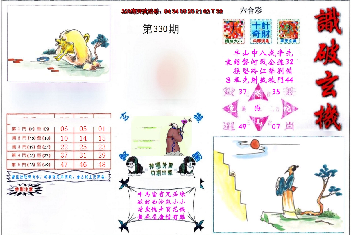 2024330期识破玄机