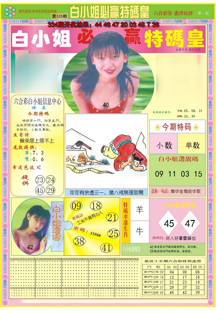 2024335期白小姐必赢A