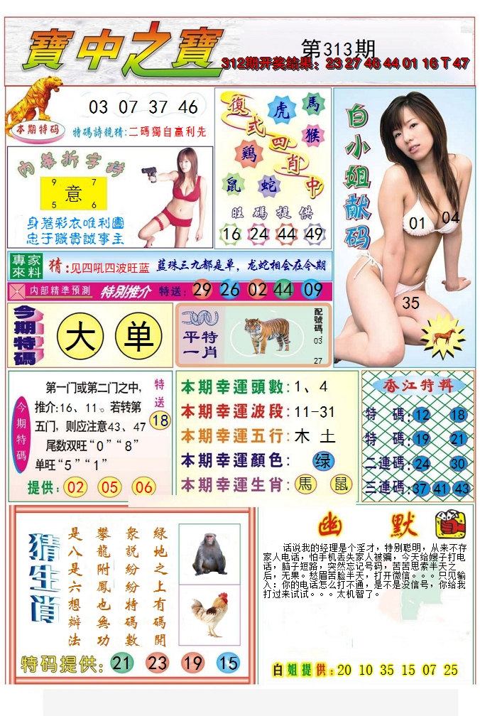 2024313期宝中之宝
