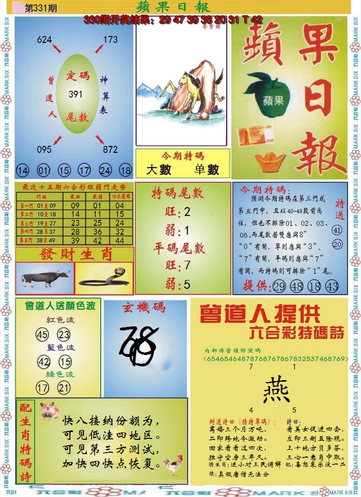 2024331期青苹果日报