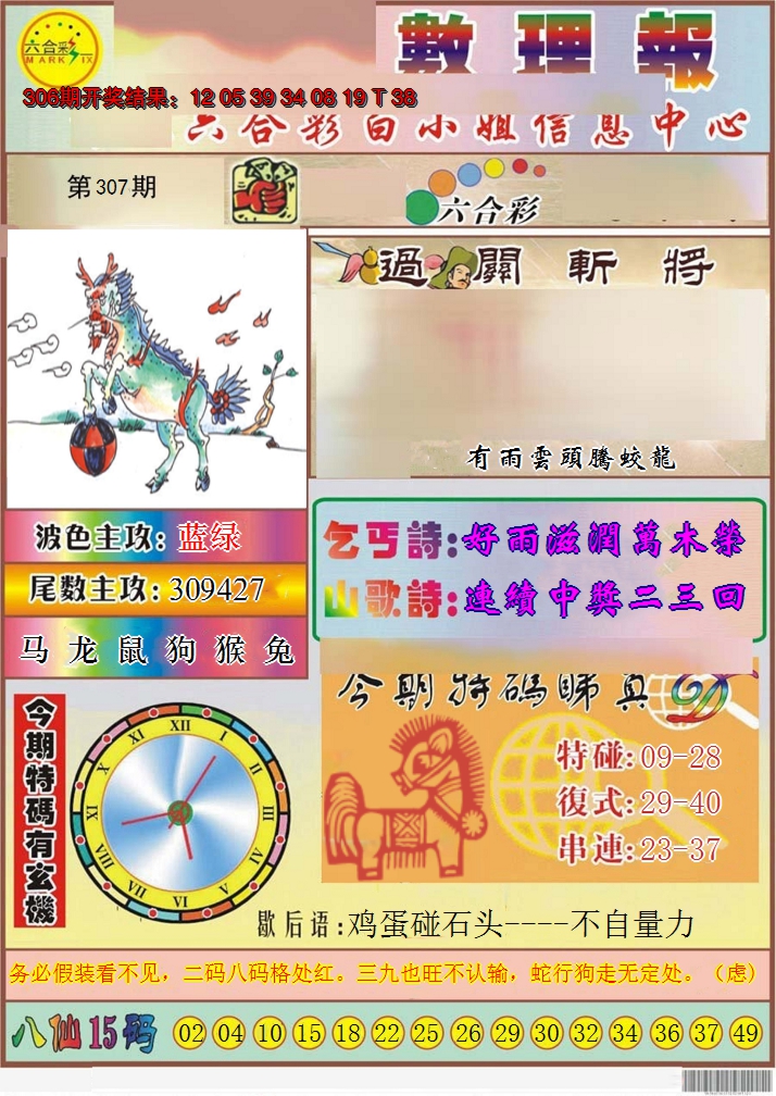 2024307期九龙数理报