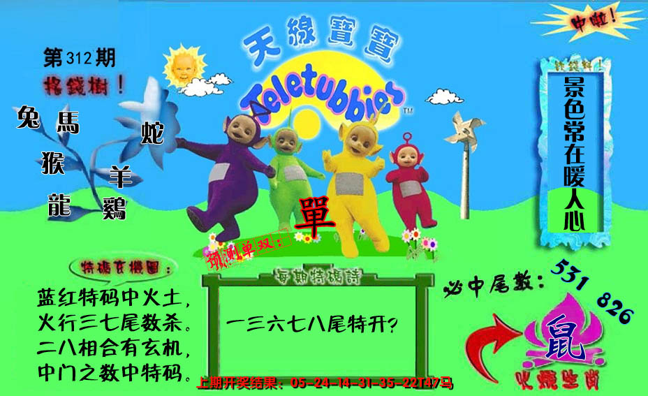 2024312期宝宝特码图