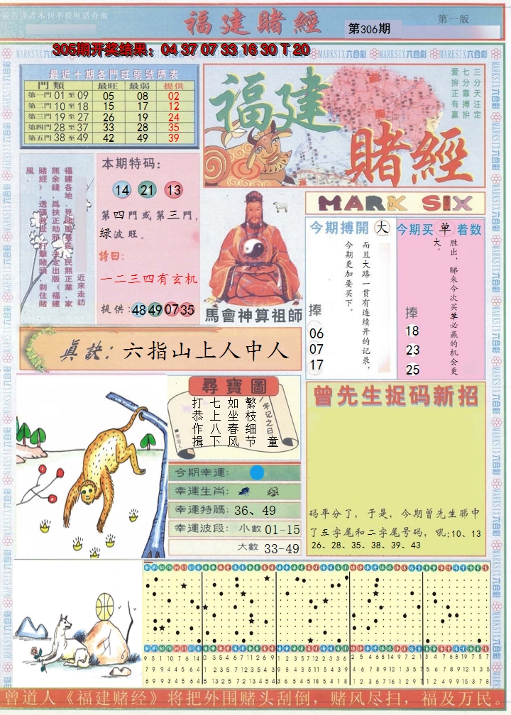 2024306期福建赌经A