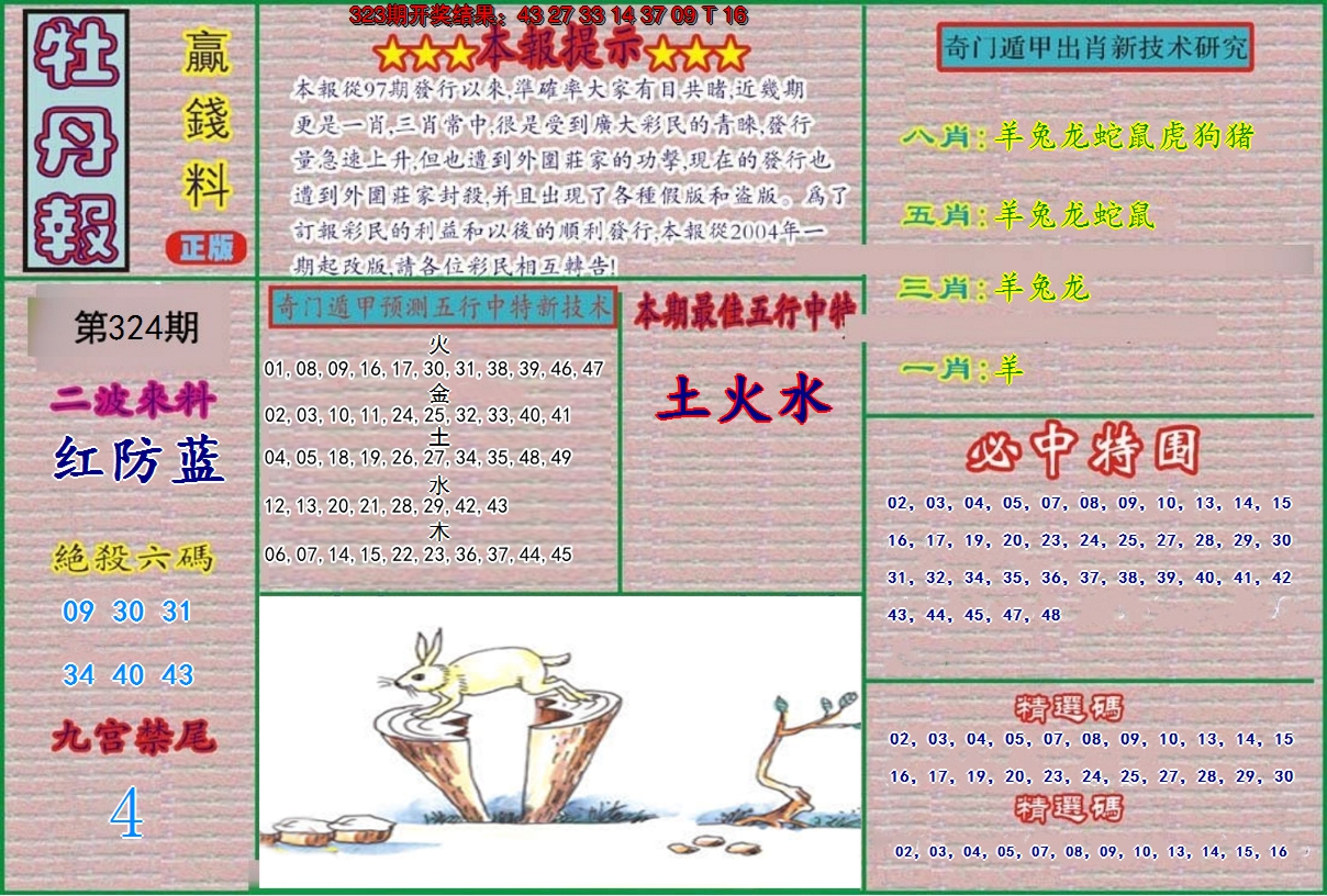 2024324期牡丹报