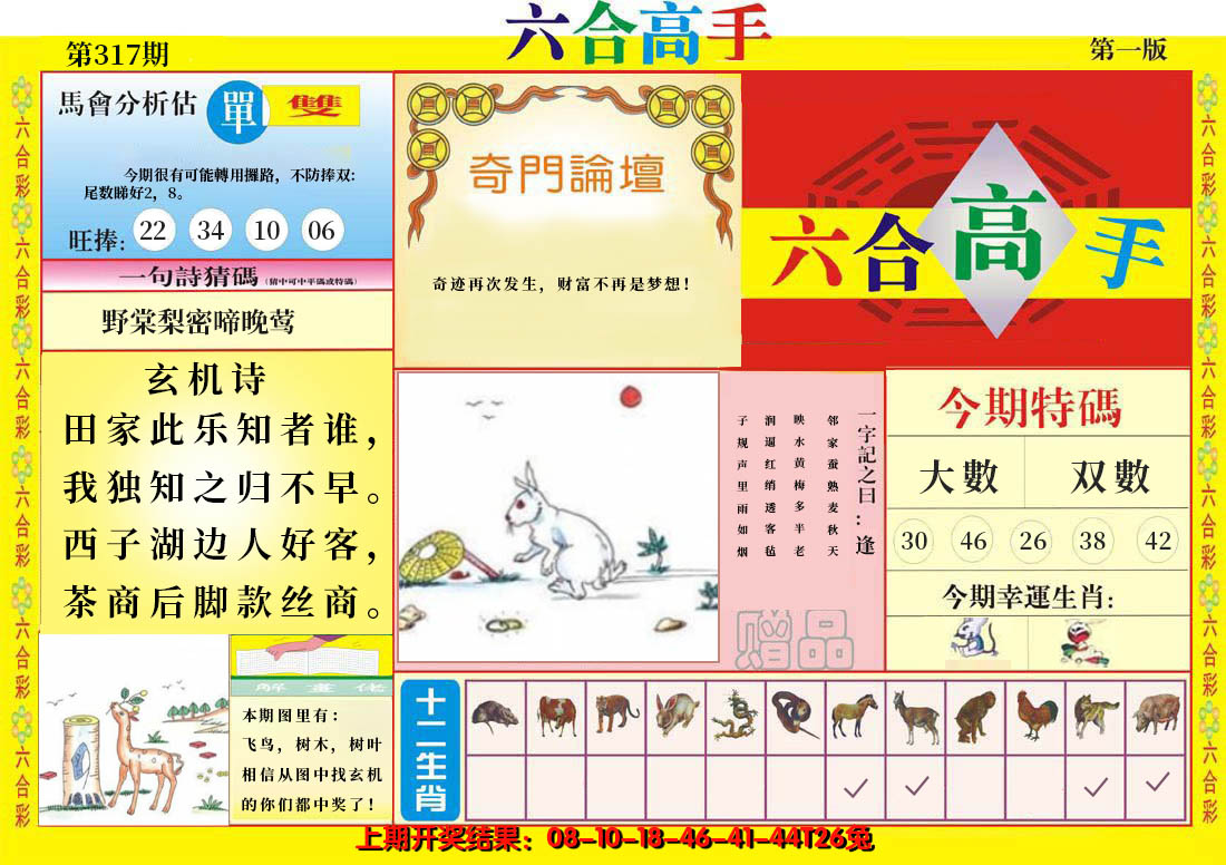 2024317期六合高手A