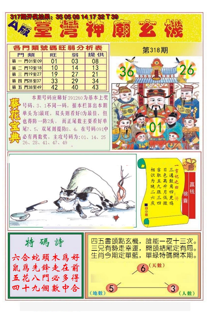 2024318期台湾神庙A