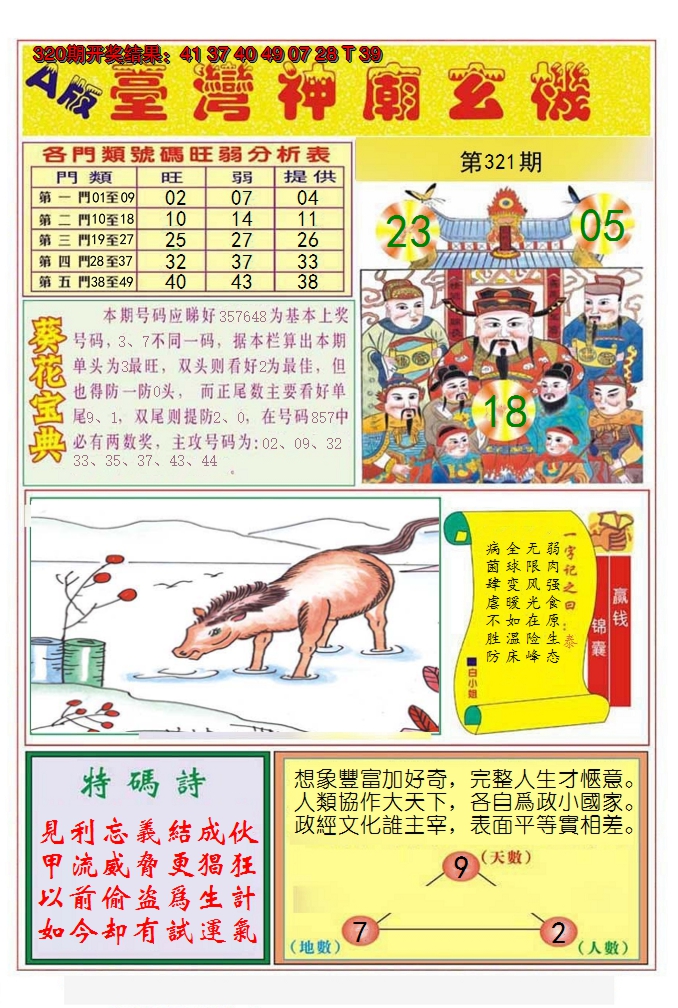 2024321期台湾神庙A