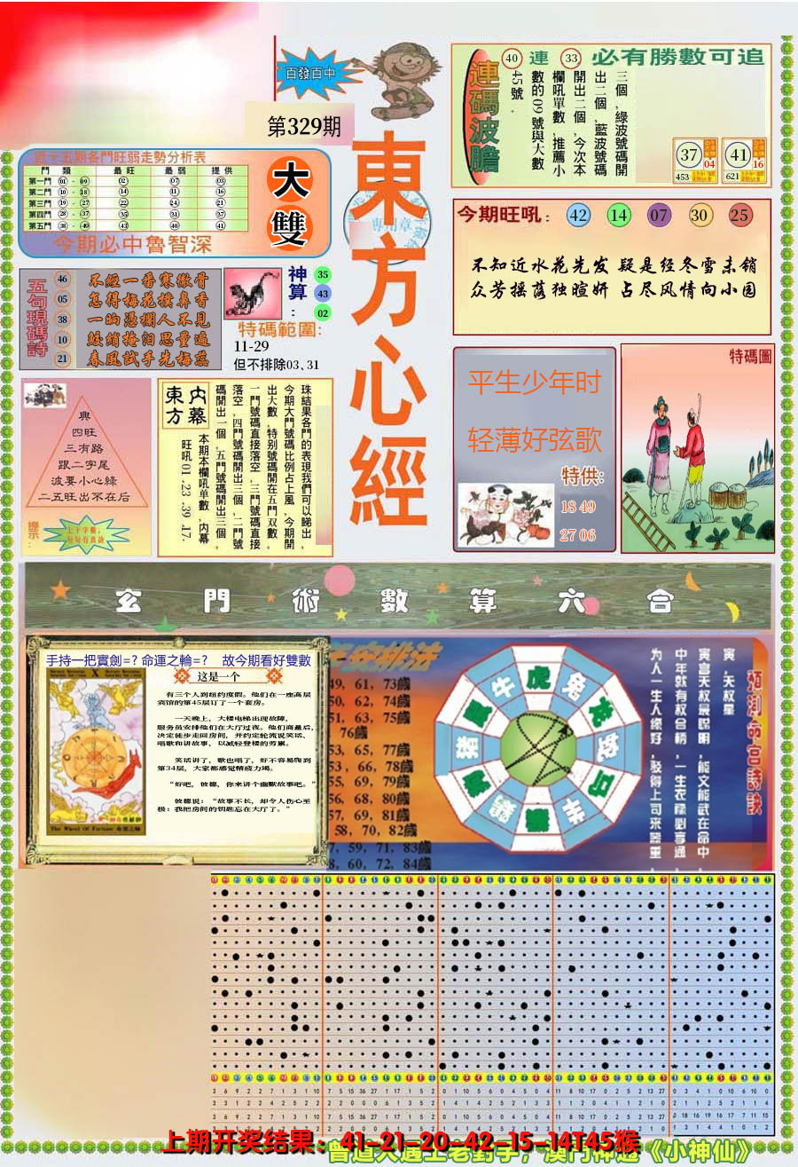 2024329期(新版)东方心经A