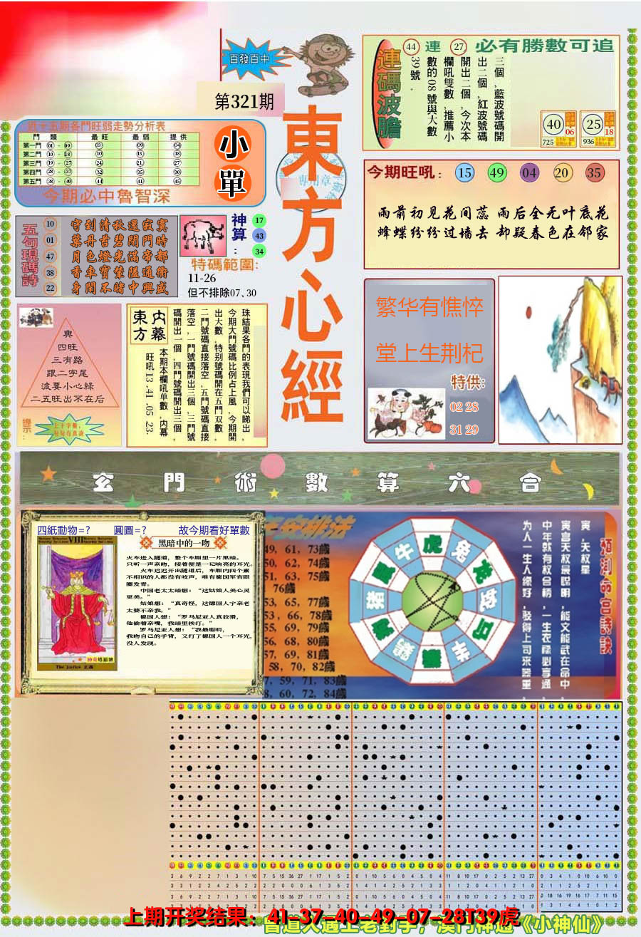 2024321期(新版)东方心经A
