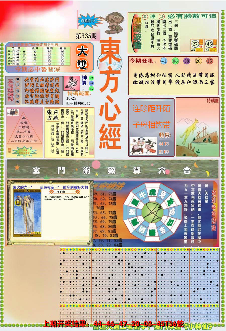 2024335期(新版)东方心经A
