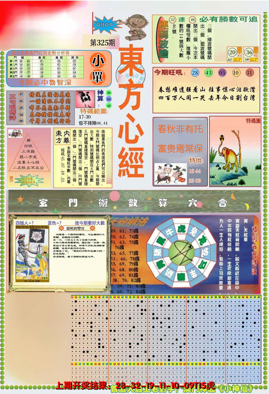 2024325期(新版)东方心经A