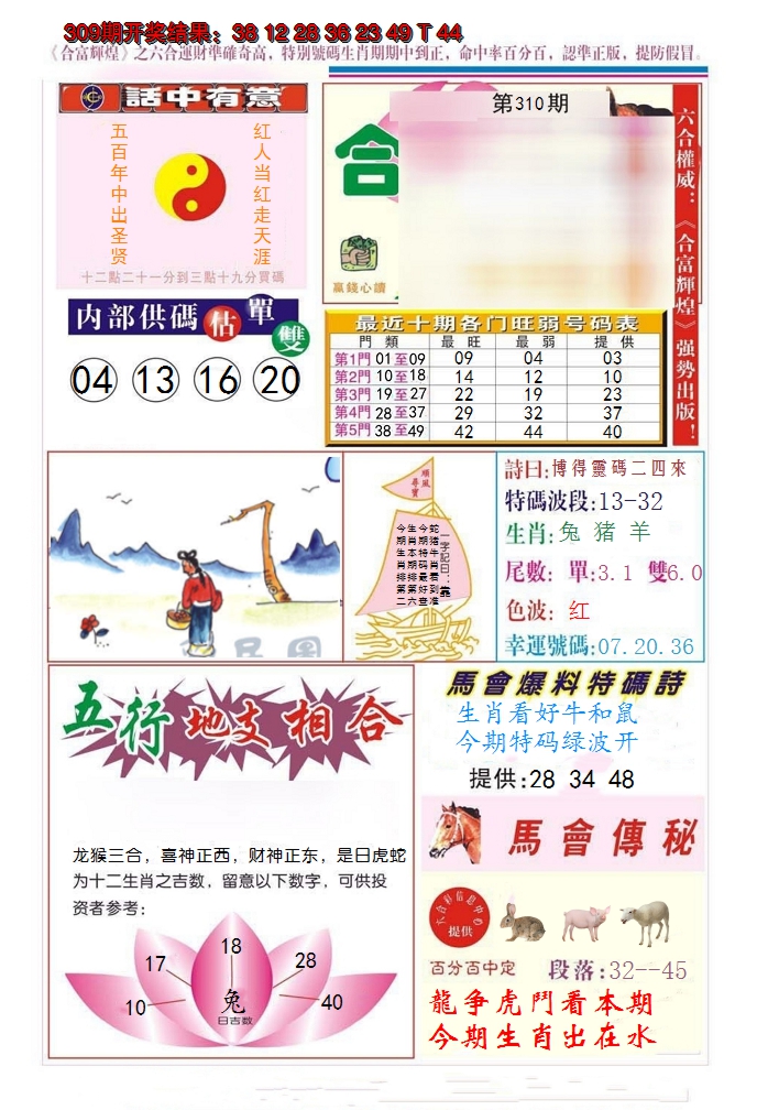2024310期合富辉煌