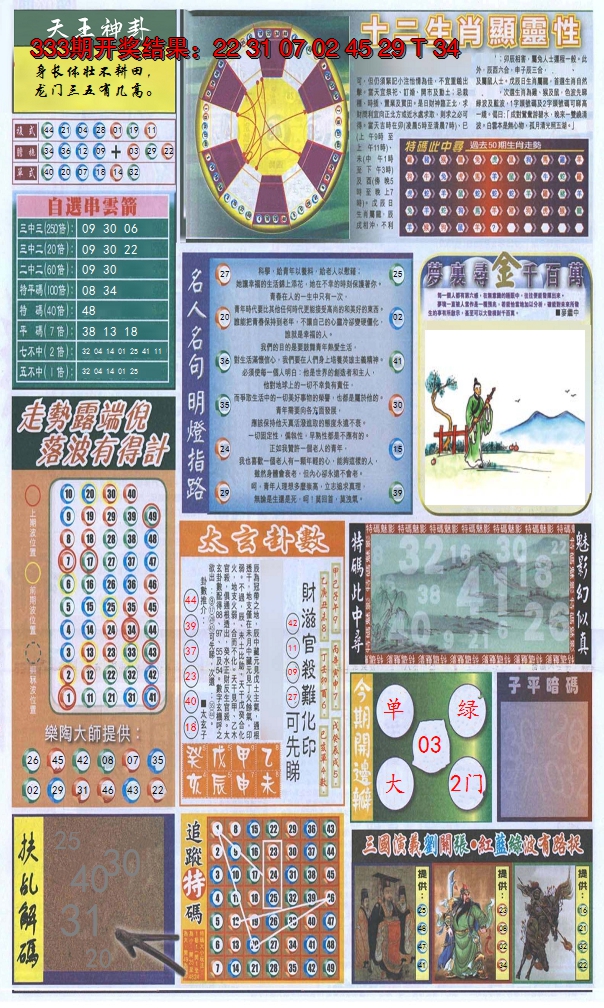 2024334期新报跑狗-2(背面)