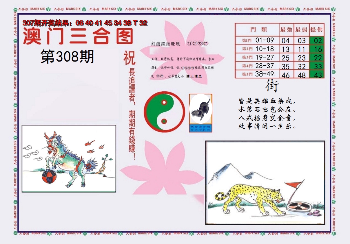 2024308期4-澳门三合