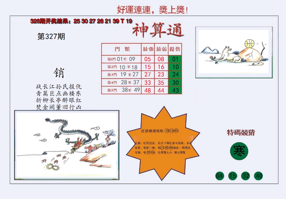 2024327期4-台湾神算