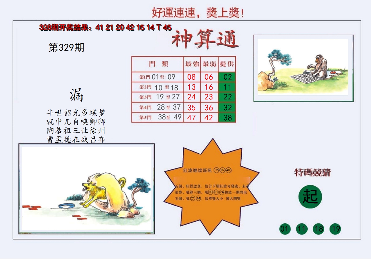2024329期4-台湾神算