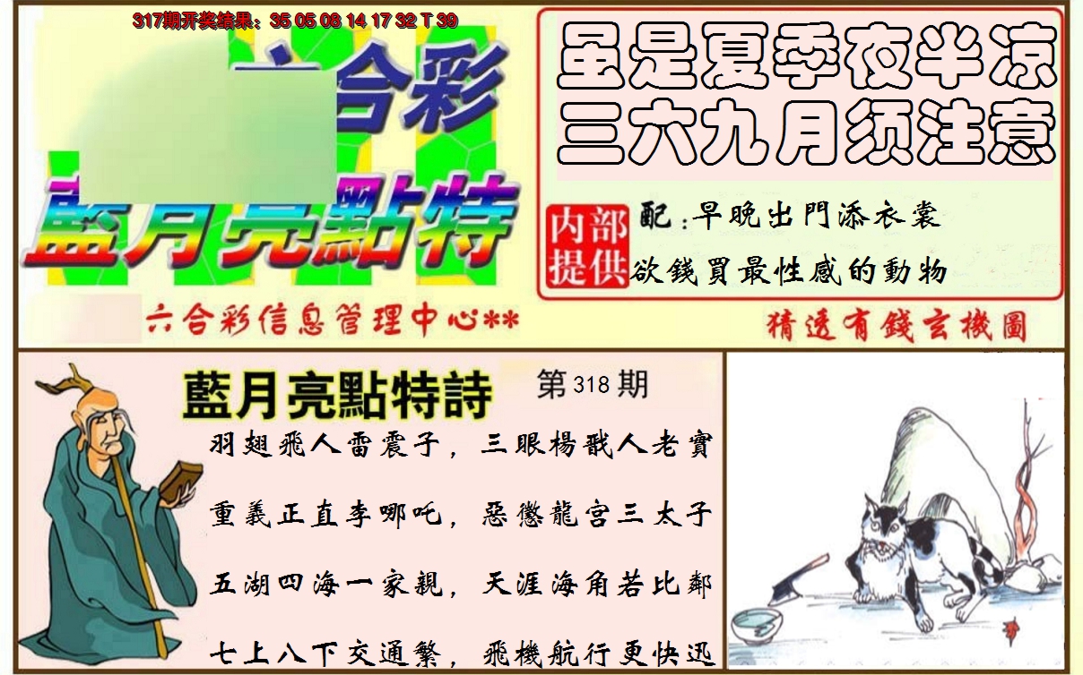 2024318期蓝月亮点特码