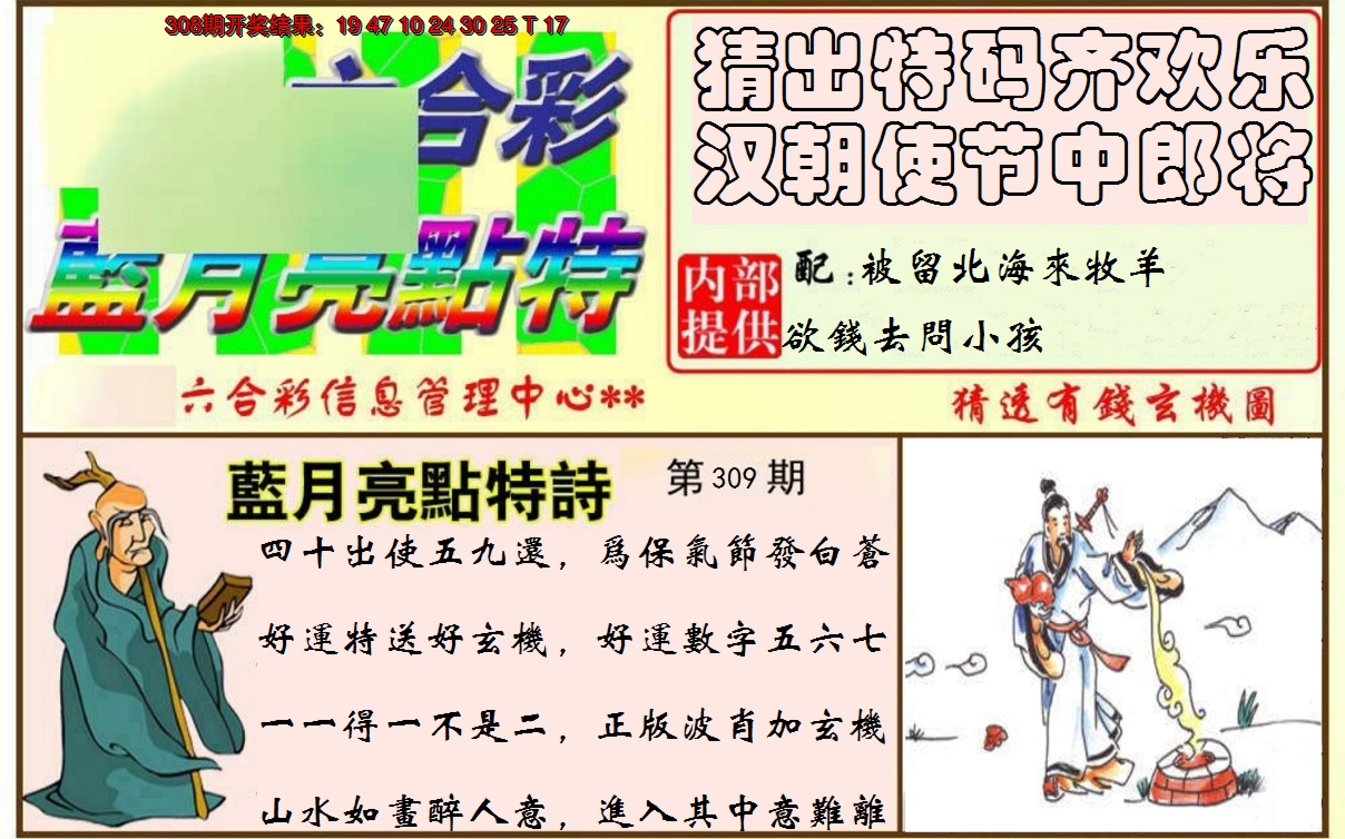 2024309期蓝月亮点特码