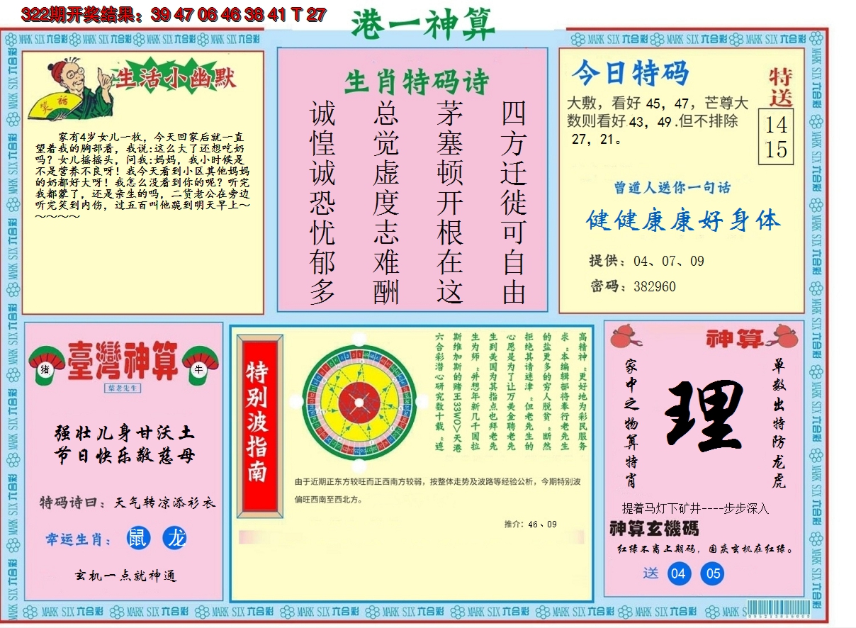 2024323期港台神算B