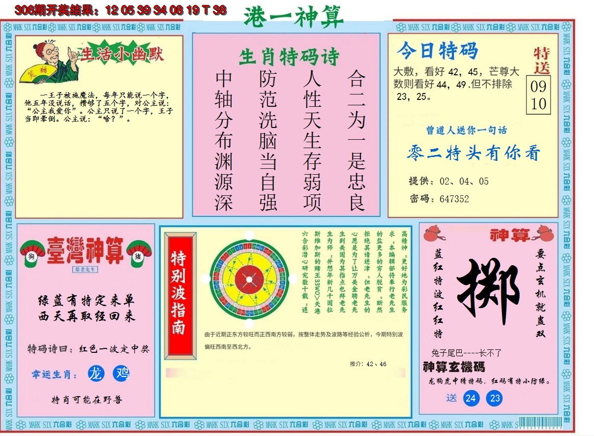 2024307期港台神算B