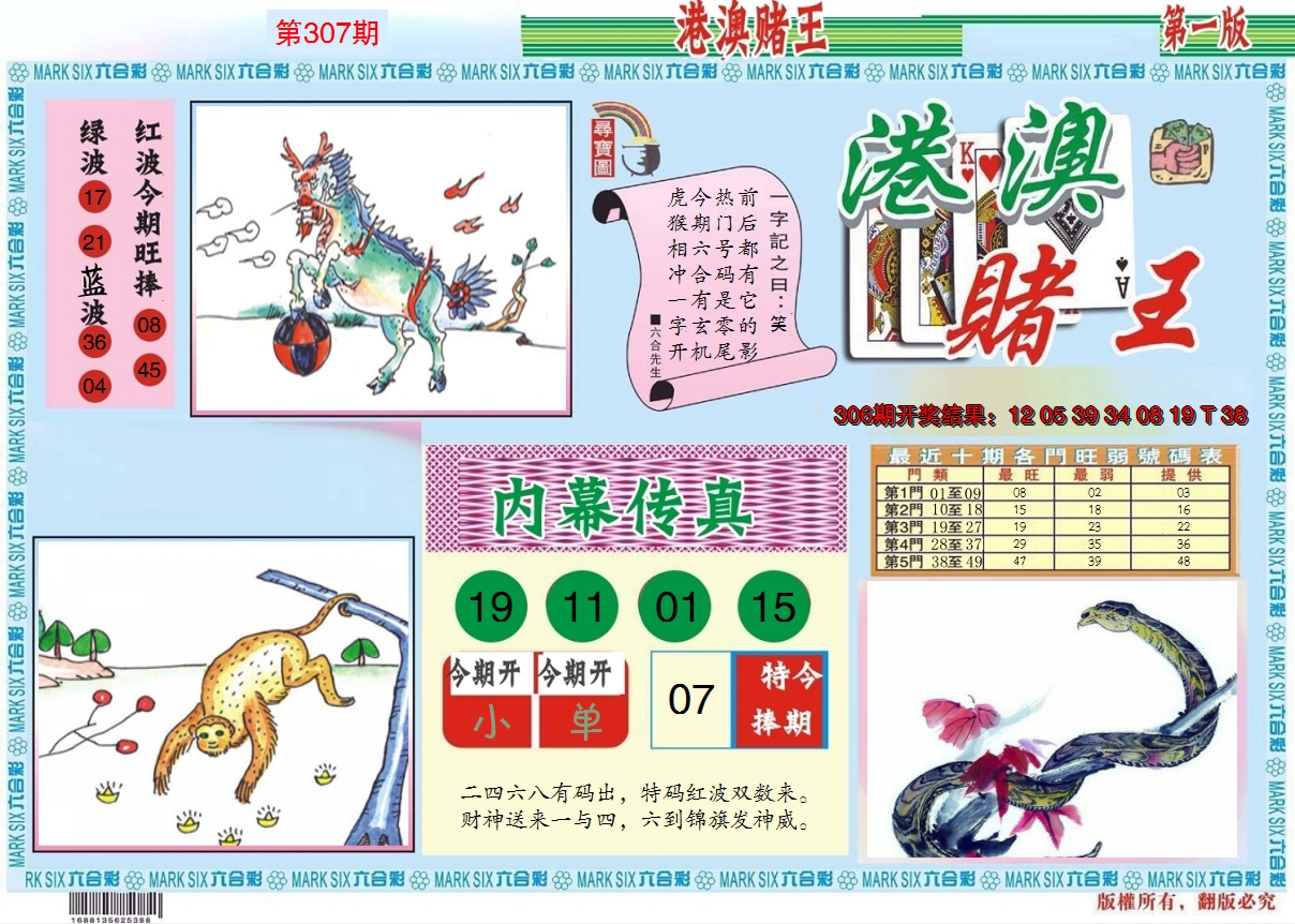 2024307期港澳赌王A