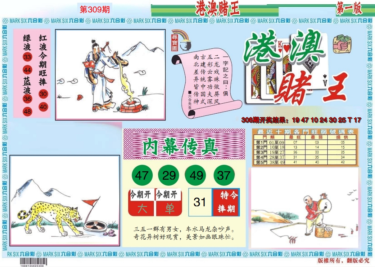 2024309期港澳赌王A