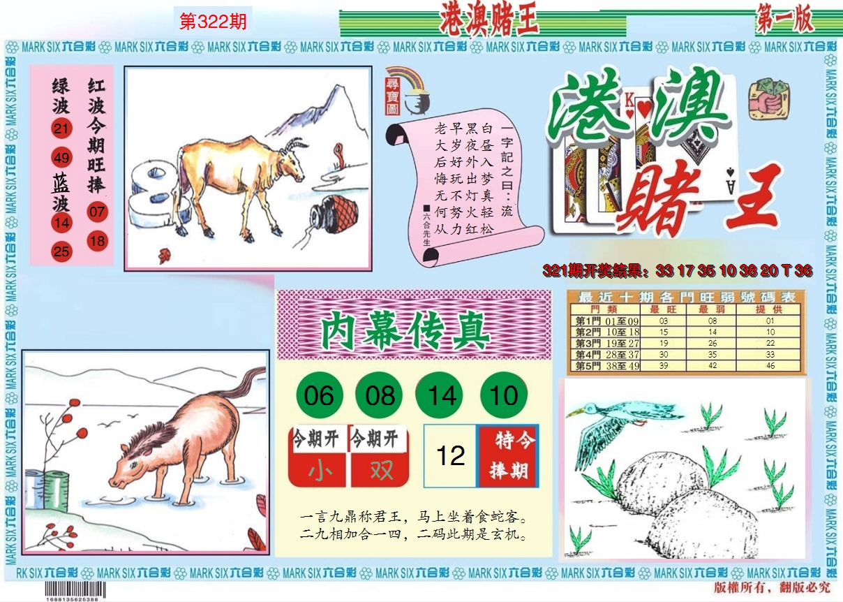 2024322期港澳赌王A