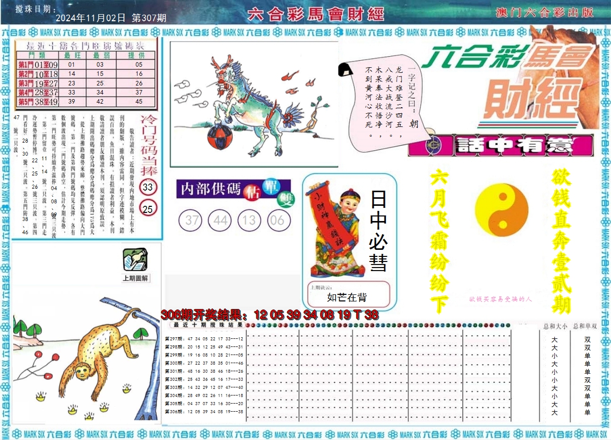 2024307期马会财经A