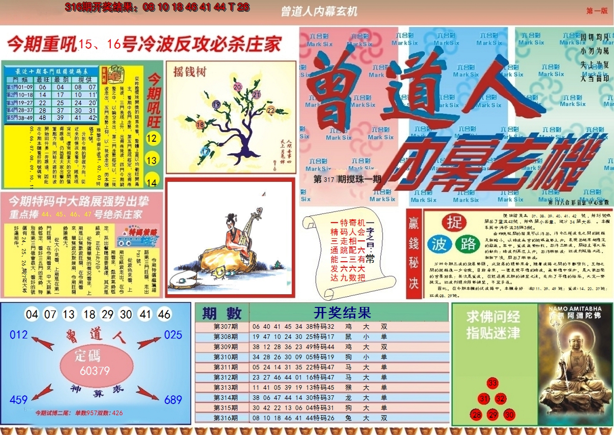 2024317期曾道人内幕A