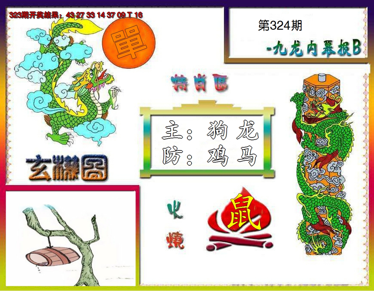 2024324期九龙内幕特肖图B