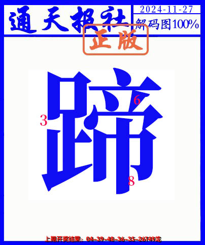 2024332期另解码图